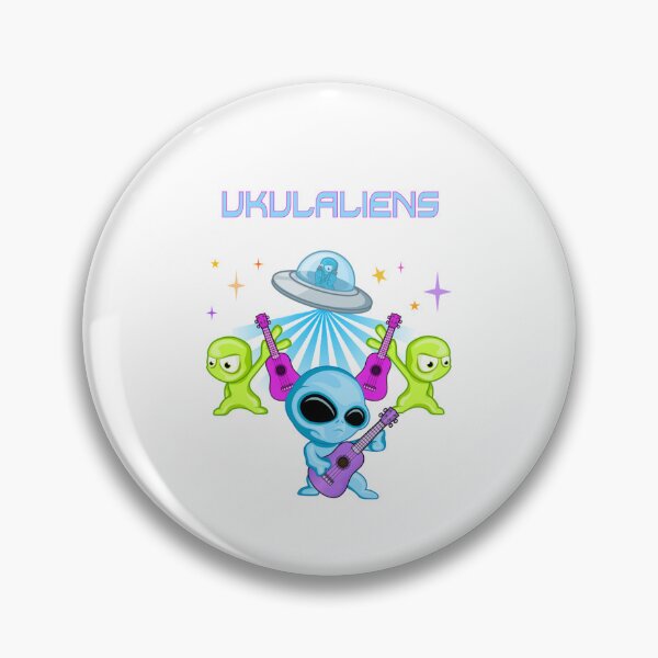 Item preview, Ukulaliens Ukulele Club Original Logo With Text designed and sold by JessicaYelle23.