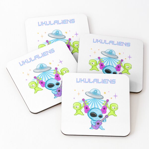 Item preview, Ukulaliens Ukulele Club Original Logo With Text designed and sold by JessicaYelle23.