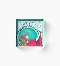 Stevie Art Nouveau Acrylic Block