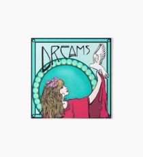 Stevie Art Nouveau Art Board Print