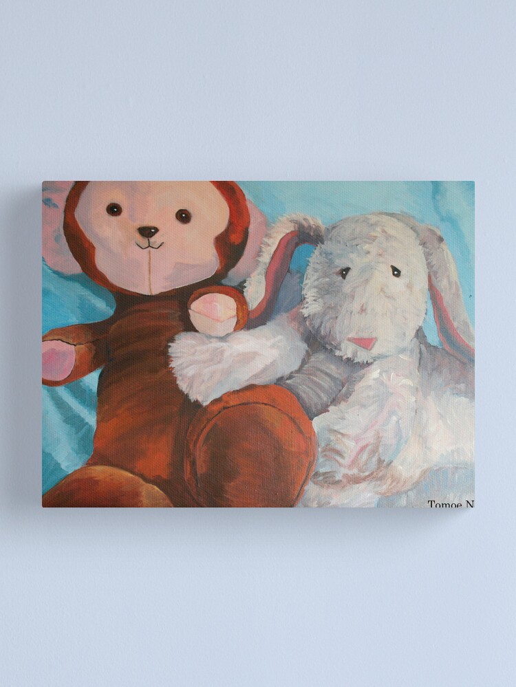 Thumbnail 1 of 3, Canvas Print, Mon & Amiga designed and sold by tomoenk6.