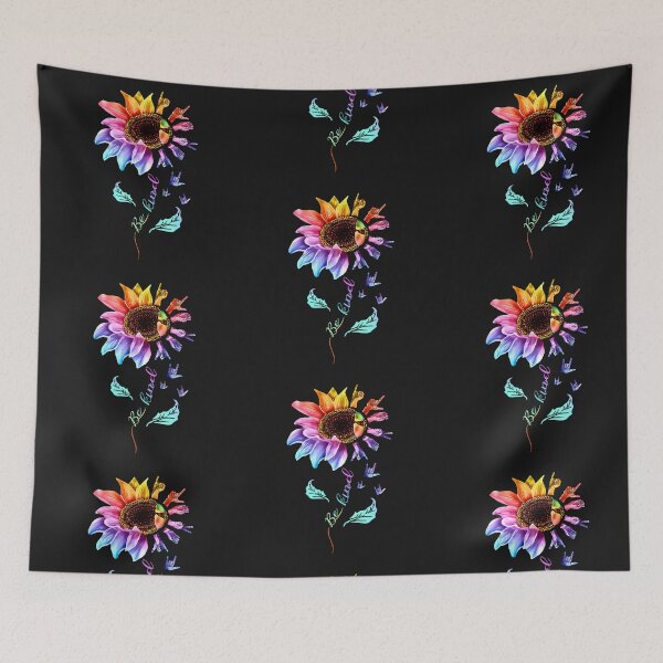 Item preview, asl be kind sunflower designed and sold by shophawthorn.