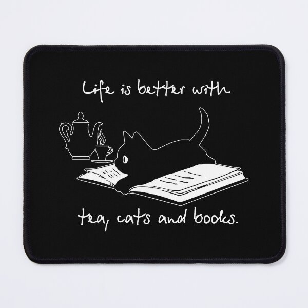 Item preview, Life Is Better With Tea Cats And Books designed and sold by ArcWarden-art.