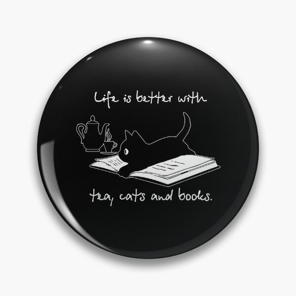 Item preview, Life Is Better With Tea Cats And Books designed and sold by ArcWarden-art.