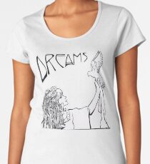 Stevie Nicks- Art Nouveau Style- B&W Women's Premium T-Shirt