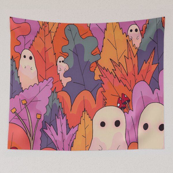 Item preview, Little ghosts of the forest  designed and sold by Swadeillustrations.