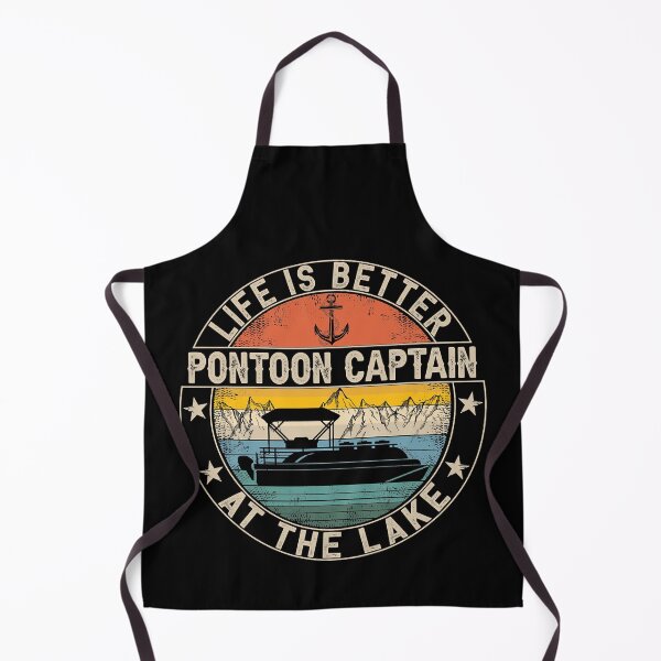 Item preview, Life Is Better Pontoon Captain At The Lake designed and sold by ArcWarden-art.