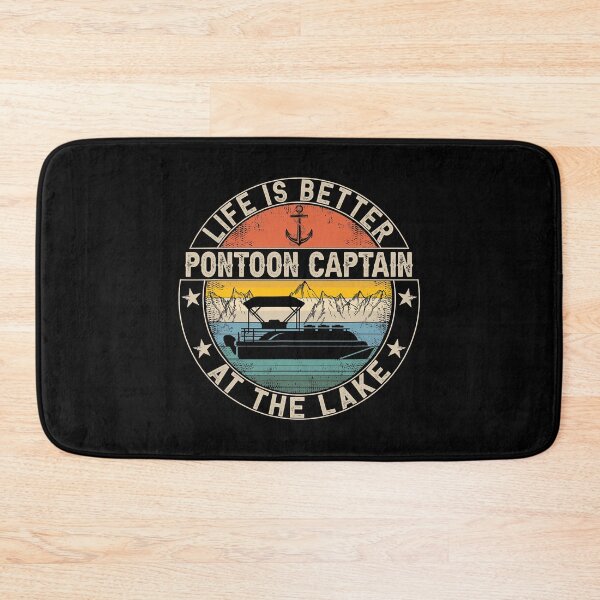 Item preview, Life Is Better Pontoon Captain At The Lake designed and sold by ArcWarden-art.