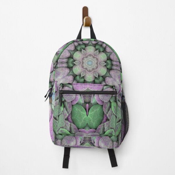 Item preview, Abstract Beach Pebbles Mosaic Flower Shape Mandala Biophilic Design Green and Lilac designed and sold by Beachy.