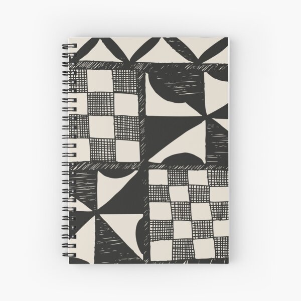 Tapa | Barkcloth Pattern | Pacifica Pattern | Polynesian Patterns |   Spiral Notebook
