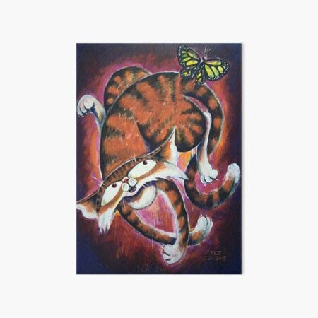 Jac Leaps Again Art Board Print