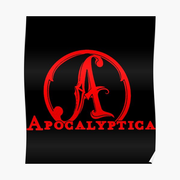 "Apocalyptica Symphonic Metal Band Best Logo" Poster for Sale by ...