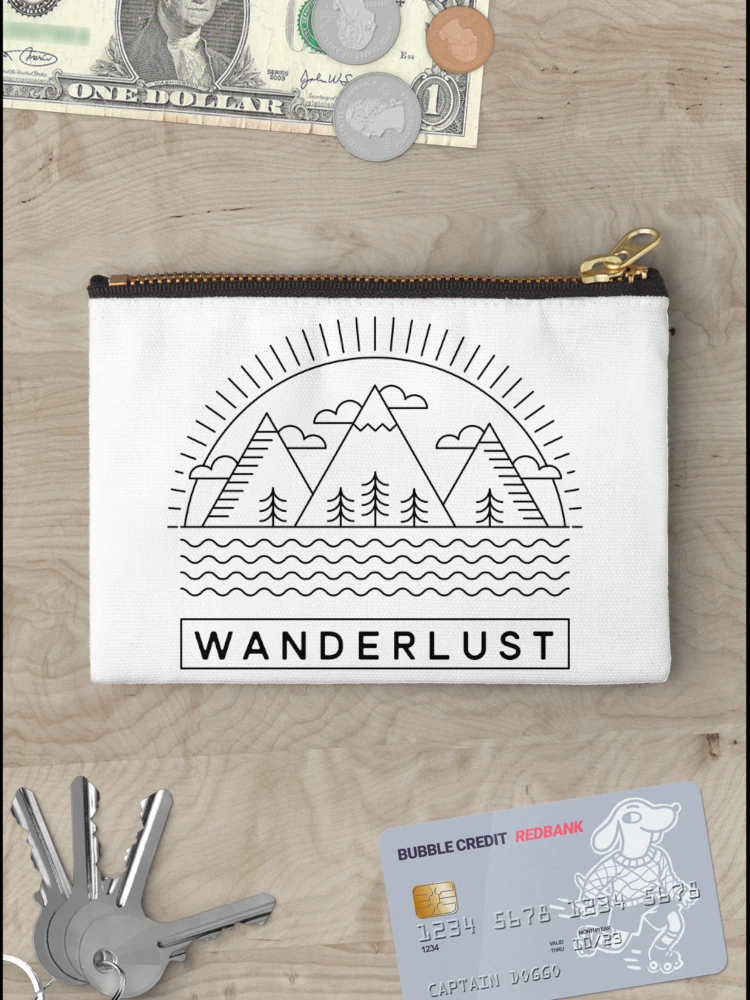 Thumbnail 3 of 4, Zipper Pouch, Wanderlust designed and sold by tcsamuelson.