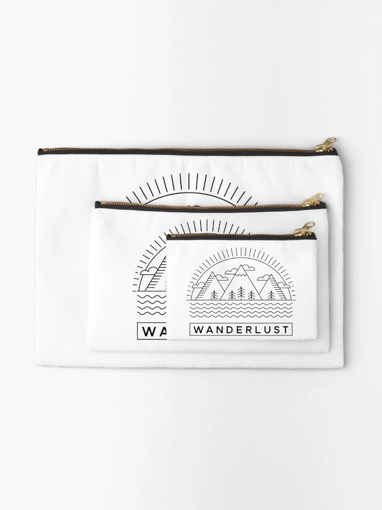 Thumbnail 2 of 4, Zipper Pouch, Wanderlust designed and sold by tcsamuelson.