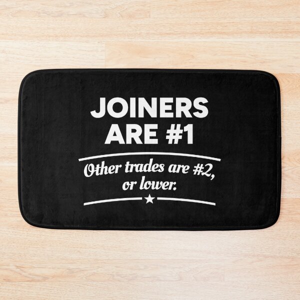 Item preview, Joiners are number 1. Other trades are number 2, or lower. designed and sold by redacteddesign.