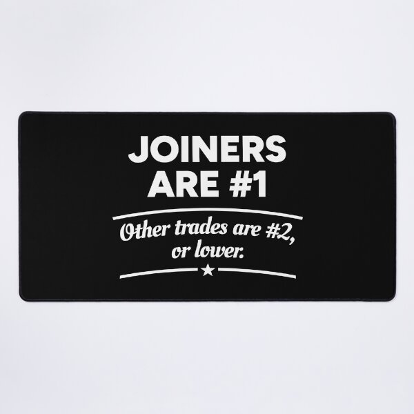 Item preview, Joiners are number 1. Other trades are number 2, or lower. designed and sold by redacteddesign.
