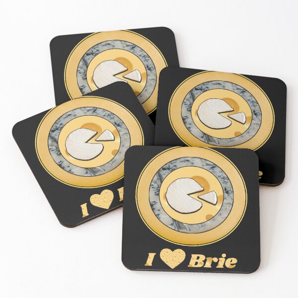 Item preview, I Love Brie - Cheese Patterns for T-shirts, mugs and other accessories designed and sold by Ridiculam Toga.