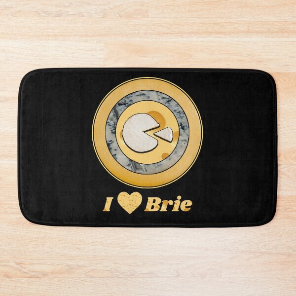 Item preview, I Love Brie - Cheese Patterns for T-shirts, mugs and other accessories designed and sold by Ridiculam Toga.