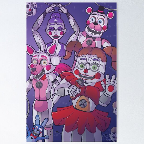 Five Nights at Freddy&amp;amp;#39;s Sister Location - Ennard Metal  Print for Sale by Jobel