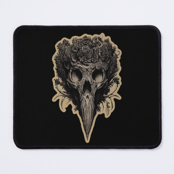 Item preview, Book of Skulls: Illustration #714. Raven Skull Antique Lithograph. Anatomical Art designed and sold by Åveline Dvorak.