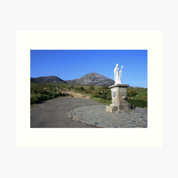 Croagh Patrick mountain Art Print