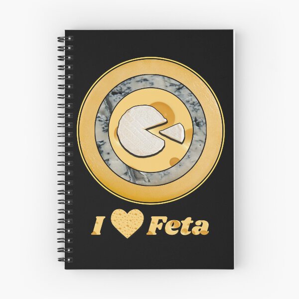 Item preview, I Love Feta - Patrones de queso para camisetas, tazas y otros accesorios designed and sold by Ridiculam Toga.