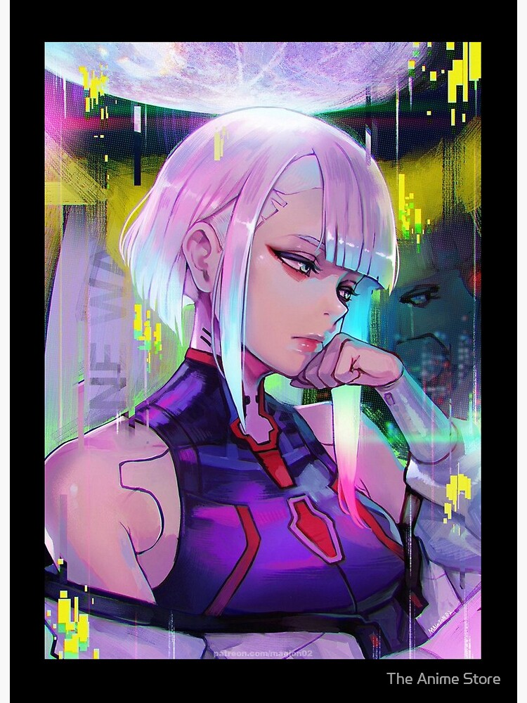 Cyberpunk Edgerunners - Lucy shocked | Art Board Print