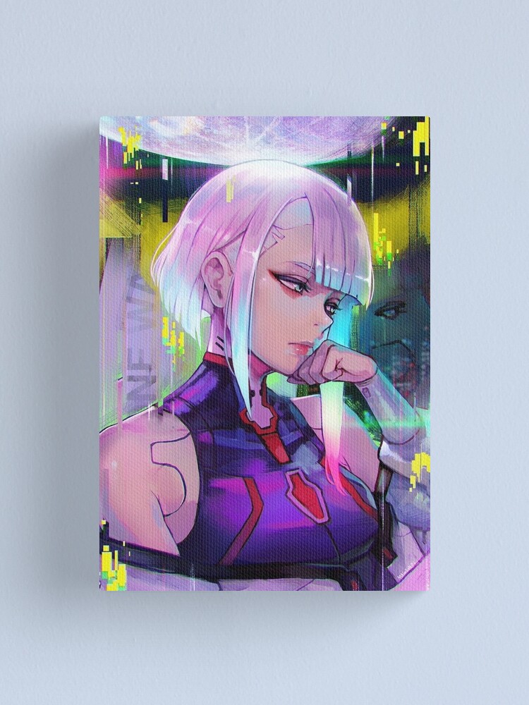 Cyberpunk Edgerunners - Lucy neon light  Canvas Print for Sale by