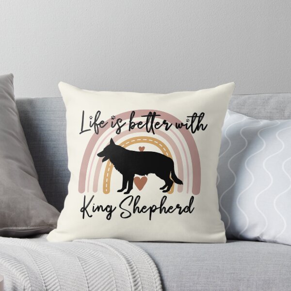 Artikelvorschau, King Shepherd Dog Rainbow Aesthetic Boho entworfen und verkauft von rafaeltto.
