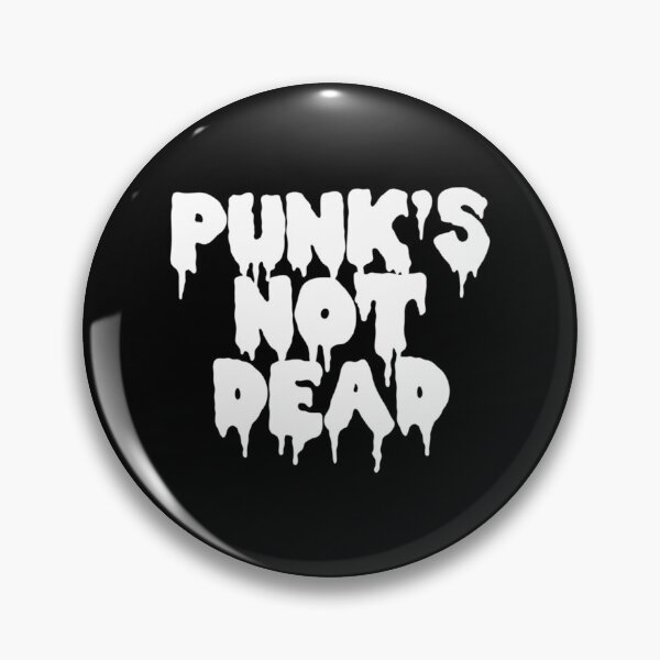 Item preview, Punks Not Dead Stencil Horror Font Racerback Tank Top designed and sold by Mumbleshawkins.