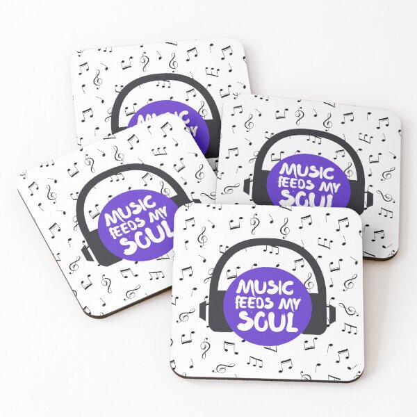 Item preview, Music feeds my soul audiophile bass head designed and sold by Amovar.