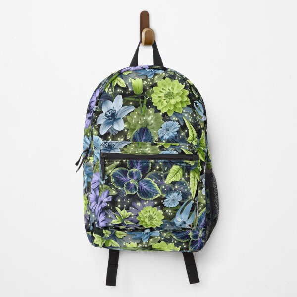 Item preview, Floral Pattern Honeydew Lilac & Sky Blue designed and sold by cesartorresart.
