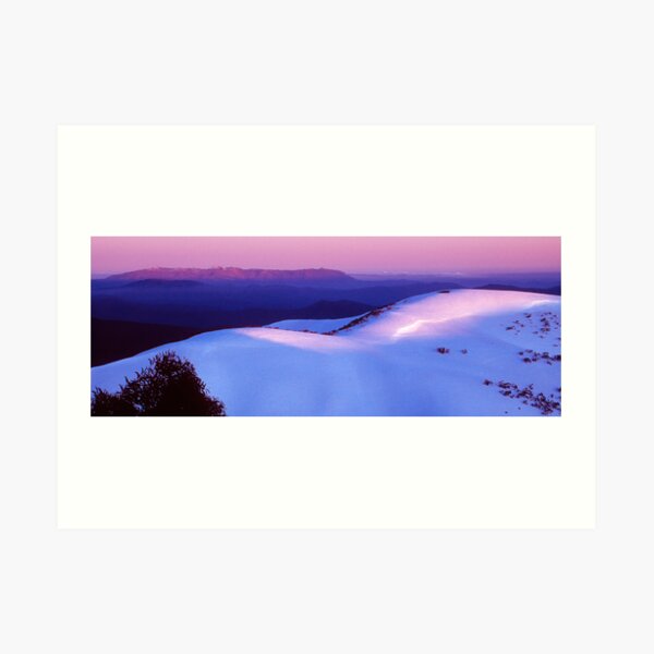 Mount Buffalo Plateau from Mount Hotham Art Print
