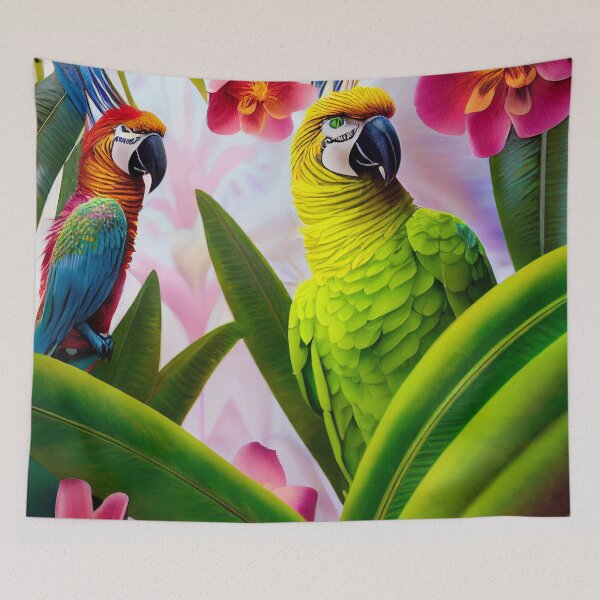 Item preview, Vibrant parrots, vivid colors designed and sold by AmazinfArt.