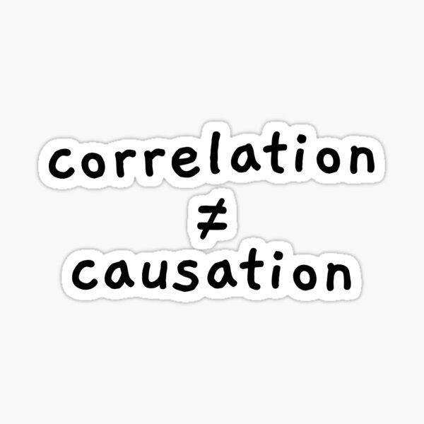 Item preview, correlation does not equal causation designed and sold by AprilCreations.