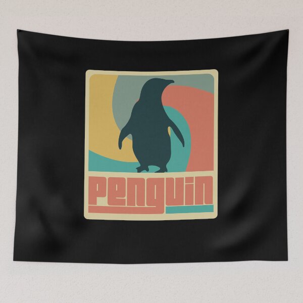 Item preview, Retro Penguin designed and sold by themelonink.