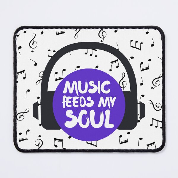 Item preview, Music feeds my soul audiophile bass head designed and sold by Amovar.
