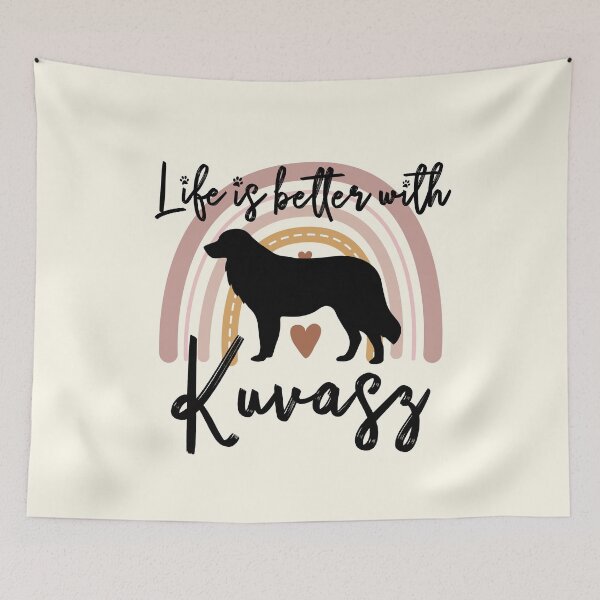 Item preview, Kuvasz Dog Rainbow Aesthetic Boho designed and sold by rafaeltto.