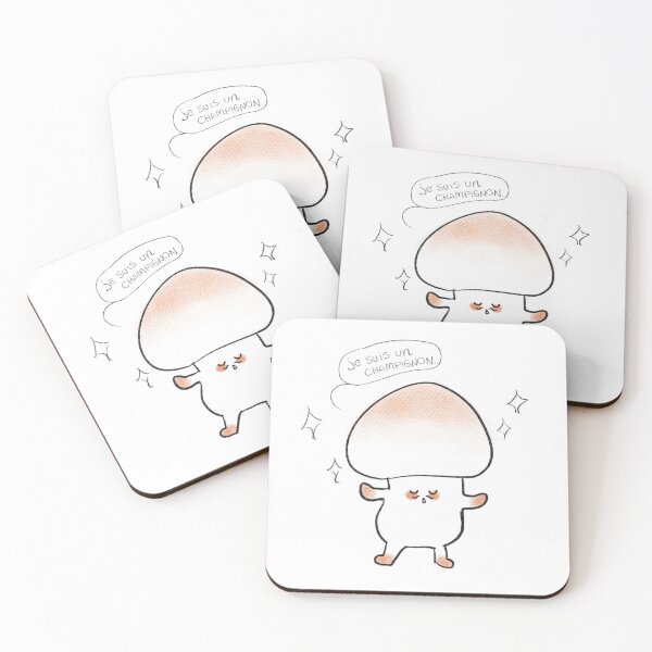 Item preview, French little mushroom designed and sold by Relatablecuties.