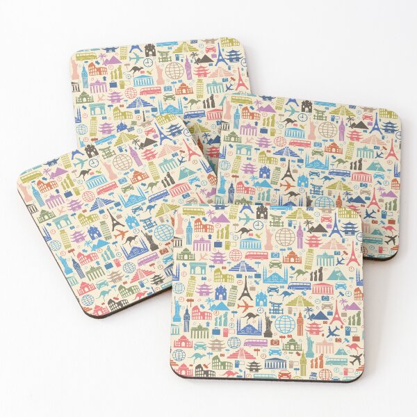 Item preview, Icons of Travel designed and sold by Pink Pineapple Works.