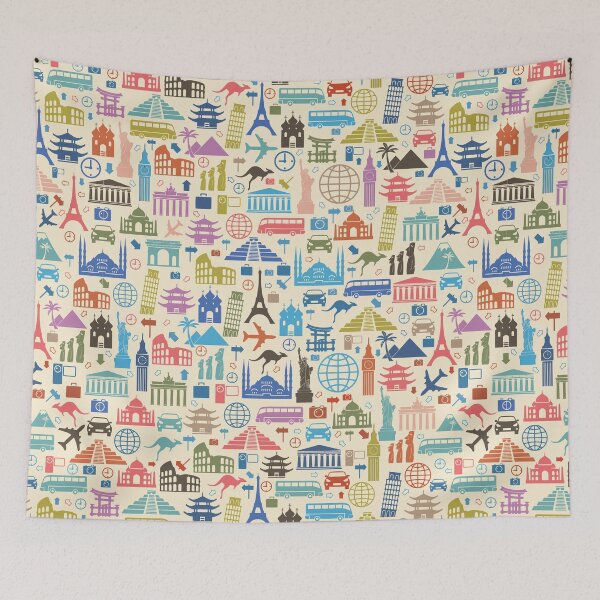 Item preview, Icons of Travel designed and sold by Pink Pineapple Works.