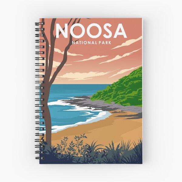 Artikelvorschau, Noosa Nationalpark Australien Minimales Reiseplakat entworfen und verkauft von Stadify.