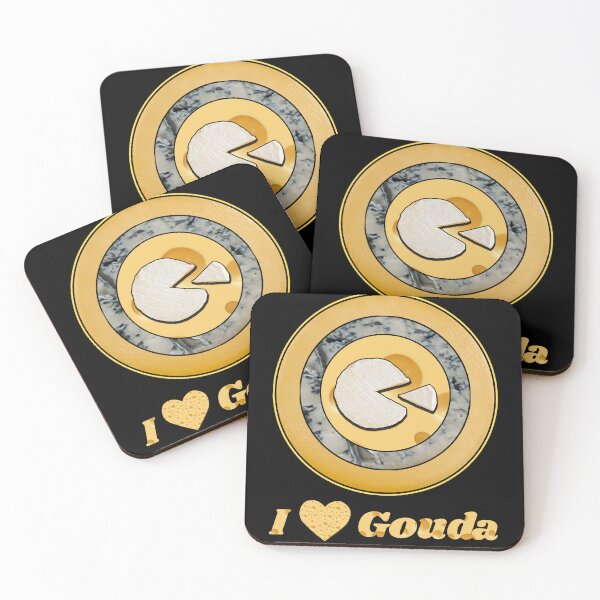 Item preview, I Love Gouda - Cheese Patterns for T-shirts, mugs and other accessories designed and sold by Ridiculam Toga.