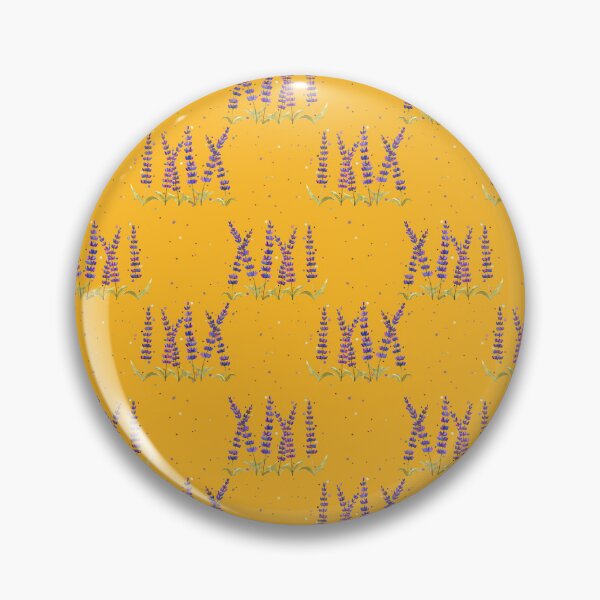 Item preview, Lavender flowers with yellow background designed and sold by cesartorresart.