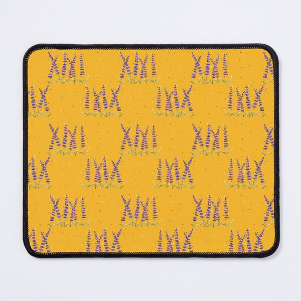 Item preview, Lavender flowers with yellow background designed and sold by cesartorresart.