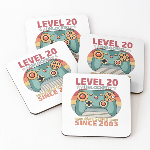 Item preview, Level 20 unlocked, awesome since 2003 designed and sold by YaassDesign.