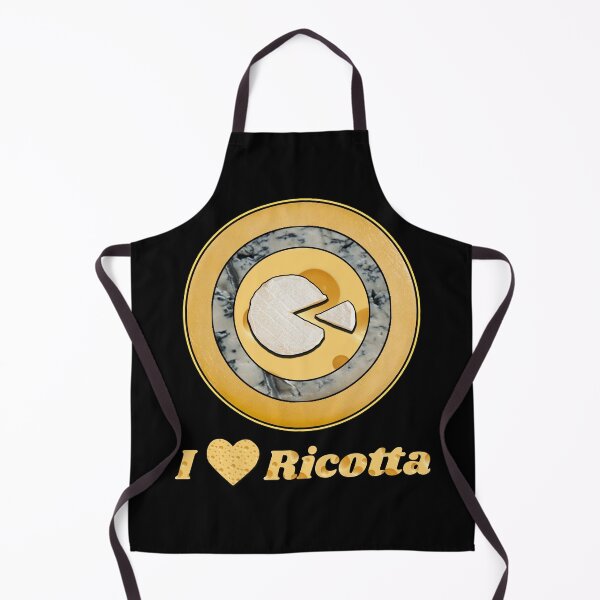 Item preview, I Love Ricotta - Cheese Patterns for T-shirts, mugs and other accessories designed and sold by Ridiculam Toga.