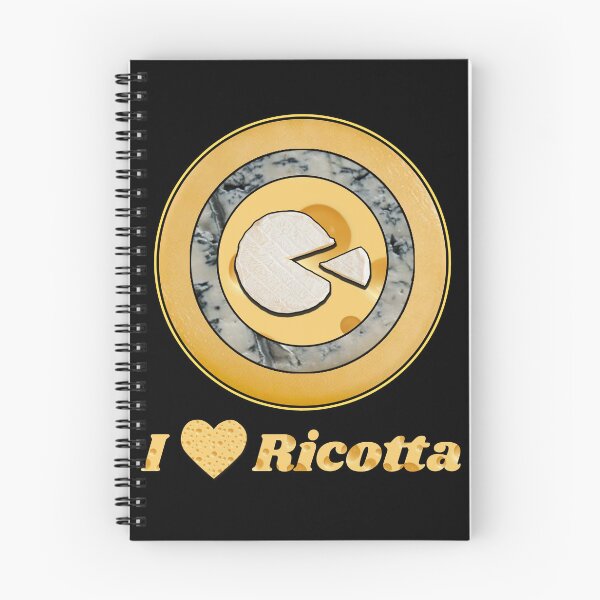 Item preview, I Love Ricotta - Cheese Patterns for T-shirts, mugs and other accessories designed and sold by Ridiculam Toga.