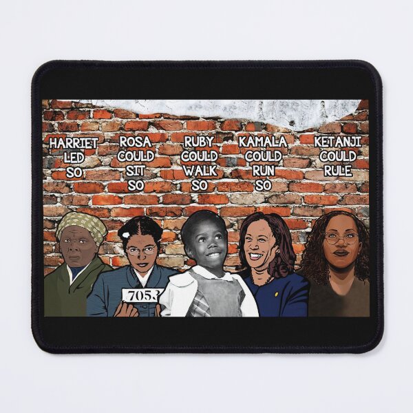 Item preview, Womens History Month Poster - Empowered women - Harriet Led So - Rosa Could Sit So - Ruby Could Walk So - Kamala Could Run So - Ketanji Could Rule designed and sold by HappyGrandmaUB.