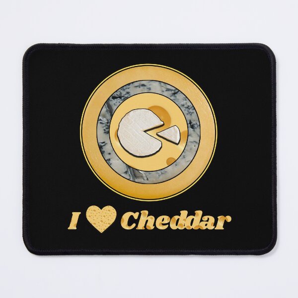 Item preview, I Love Cheddar - Cheese Patterns for T-shirts, mugs and other accessories designed and sold by Ridiculam Toga.